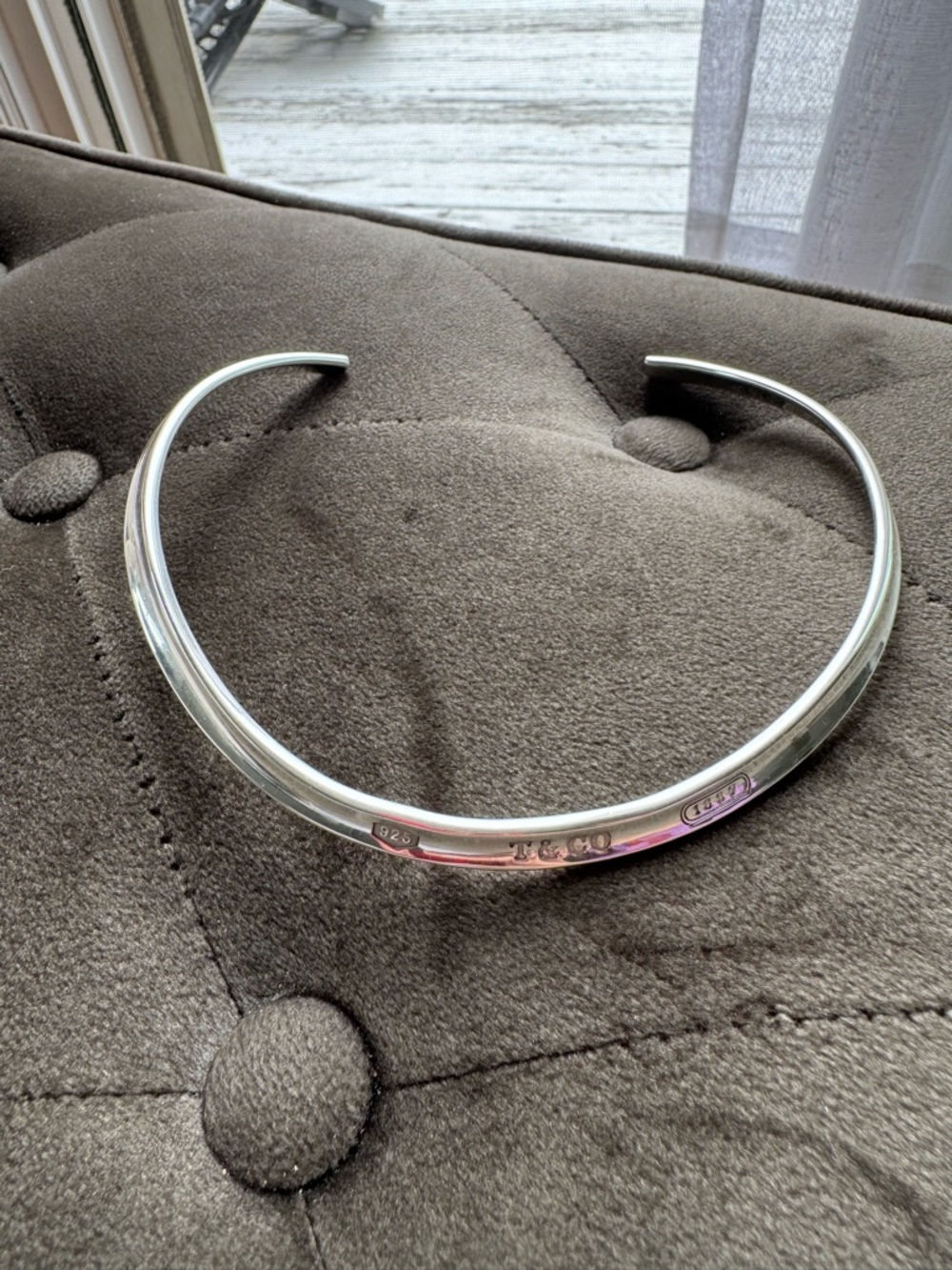 Tiffany & Co. Silver Torque Collar Necklace